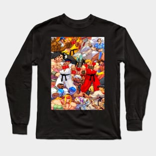 Street Fighter Third Strike - Fight! Long Sleeve T-Shirt